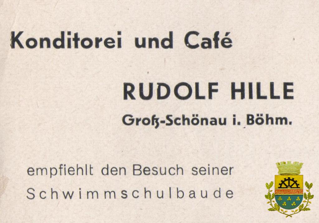 Kavárna cukrárna Rudolf Hille