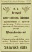 Frenzel F.J. nože 1933
